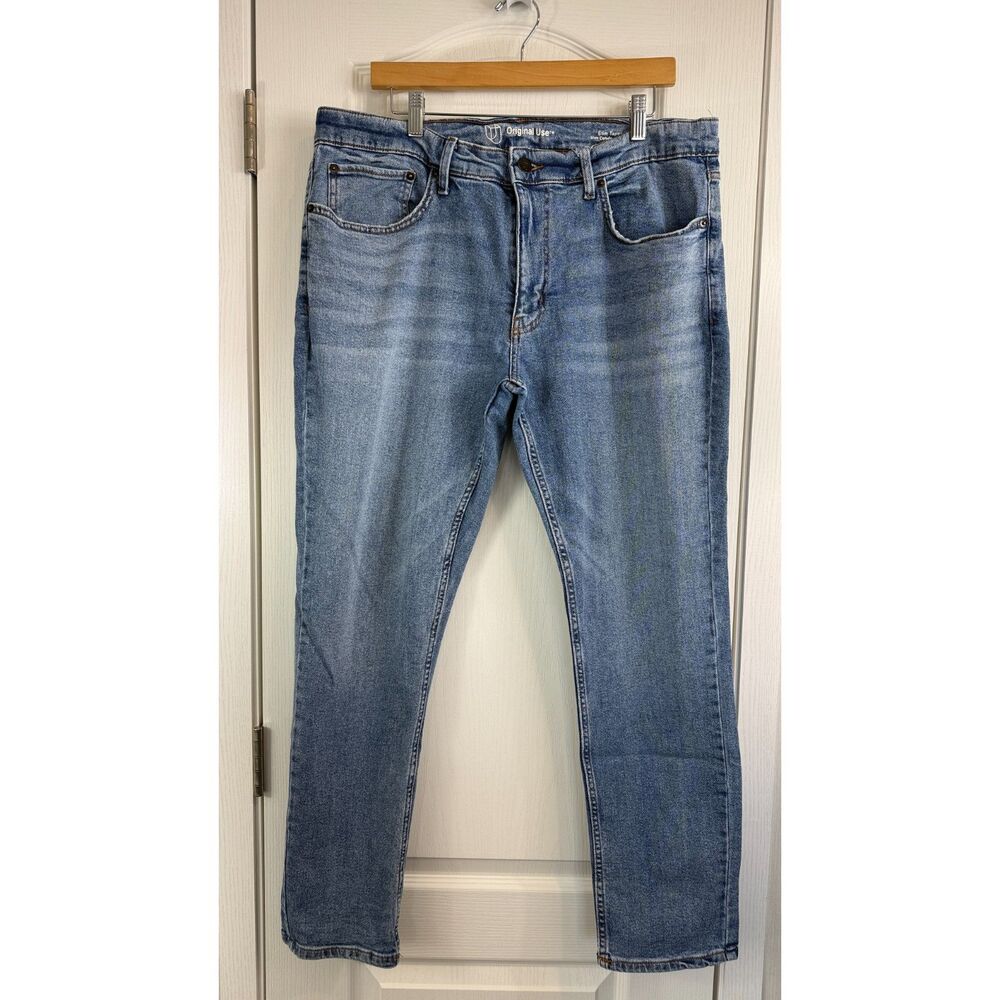 Original Use Men's Slim Taper Jeans Medium Wash Size 36 x 32